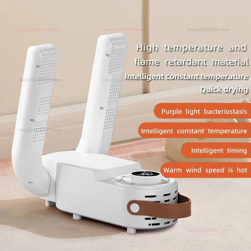 Intelligent Shoe Dryer with Adjustable Timer Fast Dry Deodorize Sterilize Household Shoe Warmer Heating Device for Boots Sneaker